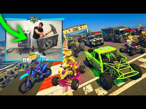 ESTA CARRERA me hizo VOLVERME LOCO!! ROMPO TODO!! - GTA 5 ONLINE