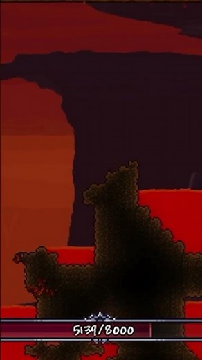 First time fighting Wall of Flesh #terraria #gaming