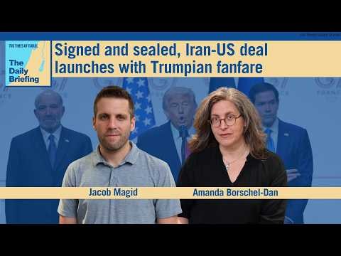 Signed and sealed, Iran-US deal launches with Trumpian fanfare