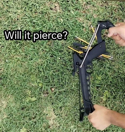 Steel Had No Chance… 80LB Crossbow Test💥