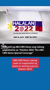 #Halalan2022: The ABS-CBN News Special Coverage mapapanood sa YouTube at iba pang digital at TV platforms sa May 9 at 10 | ABS-CBN PR | Facebook