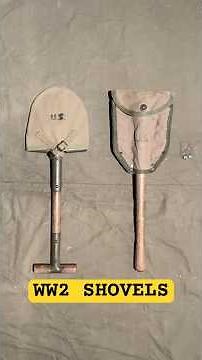 Two Shovels, One Army: US WW2 Entrenching Tools #ww2 #wwii #usarmy #shovel #reenactment #history