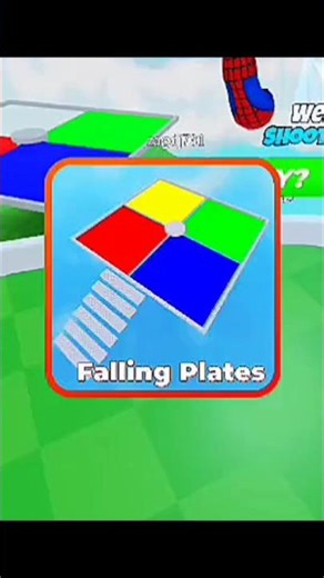 Falling Plates 🙀 || The Floor Is Lava Challenge 😺🙀 || #trending #roblox