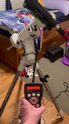 Testing out my new HEQ5 Pro Mount #shorts #HEQ5Pro #astronomy #astrophotography