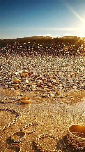Satisfying ASMR videos of diamonds and gold coins /Money 🤑 💵💰🪙dollars videos #satisfying #ASMR #waves #diamonds #gold #coins #jewelry #money