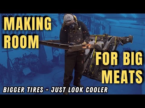 BUDGET Pro Street 1957 Chevrolet - Cheap And Easy BIG TIRE Chassis Modification