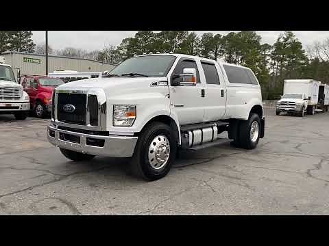 2017 Ford F650 Super Duty Diesel Super Truck Crew Cab Dually Loaded Custom Pickup.