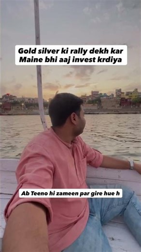 Investment tips ke liye subscribe kare aur mera course khareede 📈😂 #silver #gold #silvercrash