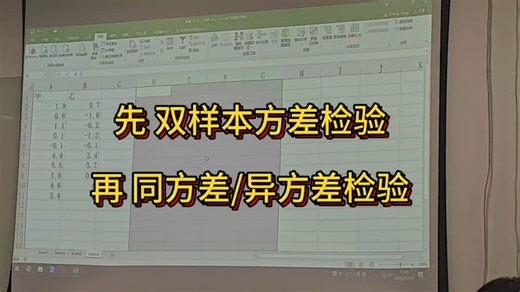 社会研究方法 老师excel演示