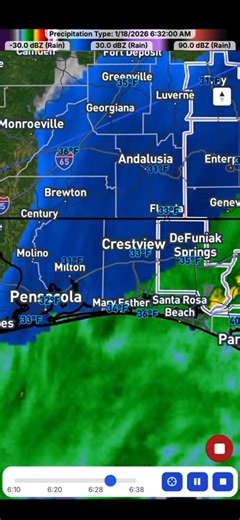 ❄️SNOW FALLING OVER WESTERN PANHANDLE❄️ Radar this morning shows SNOW falling over Western Panhandle in Florida! Some snow is coming down heavy at times too. #snow #florida | Florida Weather Watch