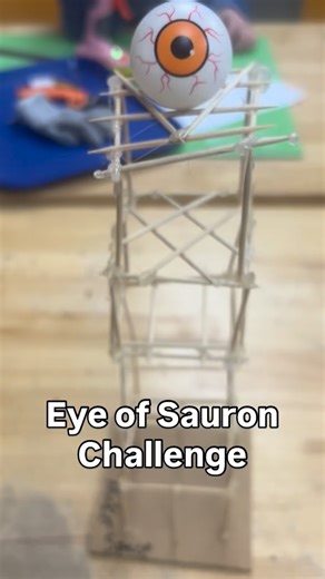 ⚙️Solver’s Problems ⚙️ on Instagram: "🧿 The Eye is watching… In our Eye of Sauron challenge, builders had 120 minutes, 120 toothpicks, and just two glue sticks to build a tower tall enough to raise the Eye above all others. By tapping into what kids already love, we turn engineering into a story—and suddenly problem-solving, structure, and iteration matter. One tower to rule them all. 🏗️🔥 . . . #stem #stemteacher #stemactivities #kidsactivities #stemteachersofinstagram #stemforkids #stemresou