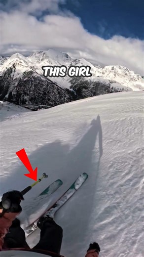 Her dog didn't run from the avalanche but towards her😳