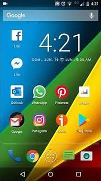 Android, modo avión fantasma, sin servicio en un moto g
