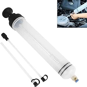 SGT 200cc Manual Fluid Extractor and Dispenser, Oil Extractor/Oil Syringe, Fluid Extractor Automotive for Suction and Prime Oil Change Tool Filler