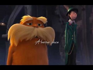 The Lorax sad scene were the onceler regrets his choice..