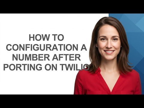 How to Configuration a Number After Porting on Twilio - AshleyHowTo