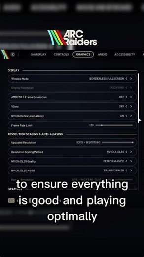 Arc Raiders: Best Graphic Settings For Nvidia GPU #arcraiders #gaming