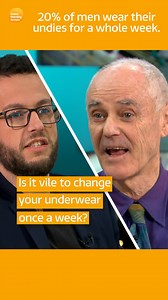 40K views · 138 reactions | Should you change your underwear daily? 全 Currys found that 20% of men wear their undies for a whole week, compared to just 9% of women. 1 in 5 admit to washing their pants after a week and apparently only 54% change their underwear daily. | Good Morning Britain | Facebook