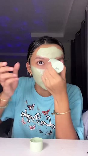 Skincare Routine with Green Mask Stick for Glowing Skin