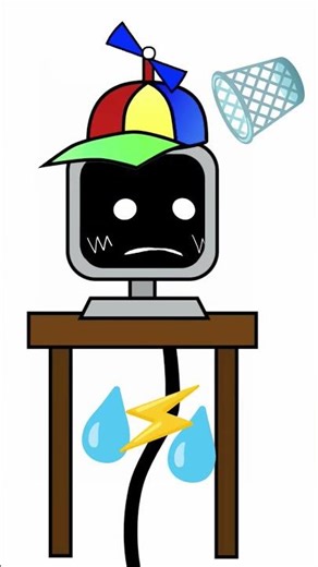 mr fun computer gets beaten up