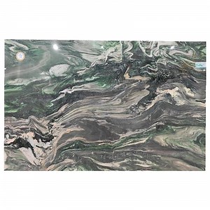 [Hot Item] Premium Verde Lapponia Green Quartzite Slab Brazilian Natural Stone for Bathroom Vanity