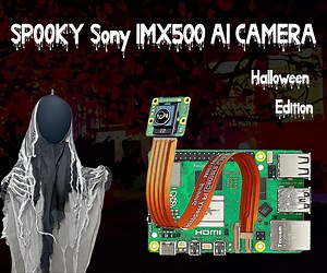 Raspberry Pi, Ai Camera, SONY IMX500 Object Recognition. Halloween Project.