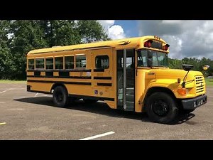 1995 Ford B800 18 Passenger Handicap Blue Bird School Bus 242,312 Miles