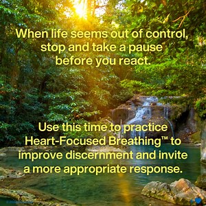 Taking a pause gives you the opportunity to connect with your heart...