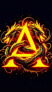 492K views · 13K reactions | Dragon  Glowing Alphabet #dragon #alphabet #edit #AI #design #image | Violent Roar FF | Facebook