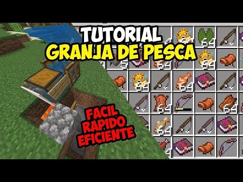 Cómo Hacer una Granja de Pesca en Minecraft Bedrock | Tutorial Minecraft | Fácil, Rápido y Eficiente