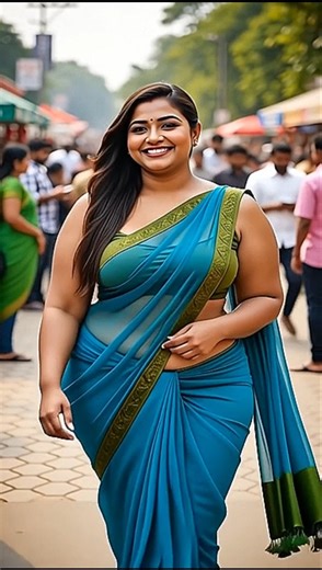 Beautiful woman walking gracefully in a public place