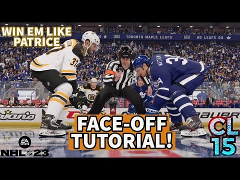 How To Win Face-offs in NHL 23! FACE-OFF TUTORIAL! NHL 23 Tips & Tricks