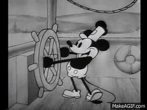 Walt Disney Animation Studios' Steamboat Willie on Make a GIF