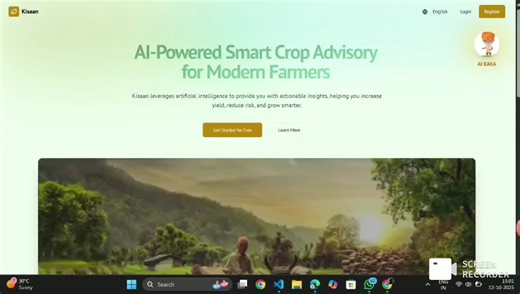 #ai #agritech #mern #nextjs #googleai #farmtech #innovation #smartfarming #kisaanportal #geminiai | Mohd Aamir