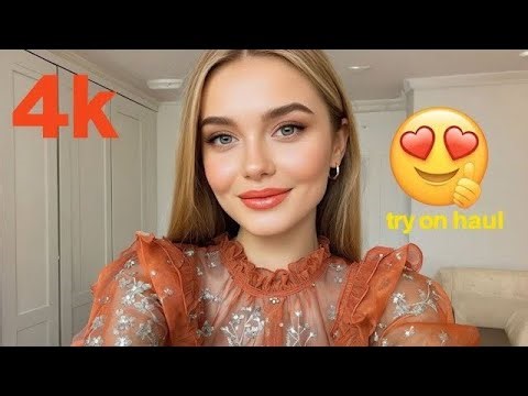 4K Transparent Lingerie & Bikini Try-On Haul | 2026 Sheer Fashion Trends