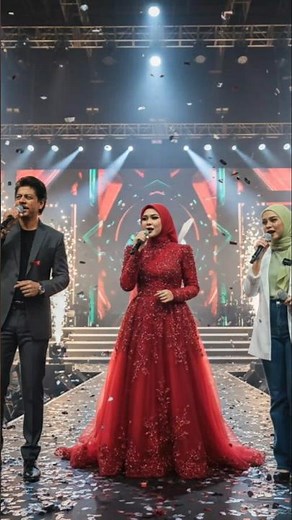 Selfi Yamma duet with her idol Syahrul Khan rocked the GBK stage by singing the song Tumhiho
