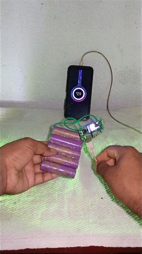 Make Power Bank at Home Using Lithium Battery 🔋 | DIY Power Bank Easy Method #experiment #science