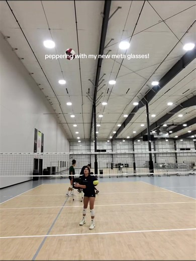 comment ideas of what to do with my meta glasses haha #meta #glasses #volleyball @Jaali Winters