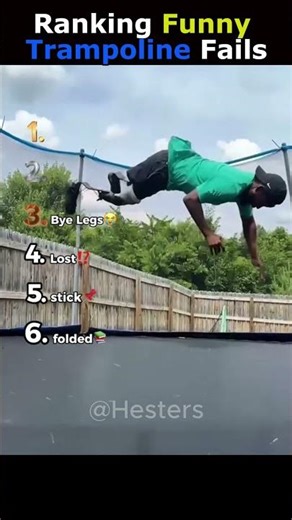 Ranking Funny Trampoline Fails