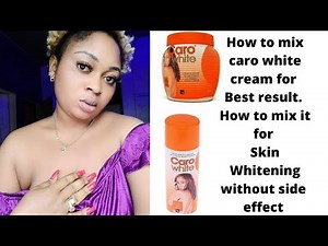 How To Mix Caro White | Safest Way To Use Caro White lotion Without after Effect | Skin Lightening