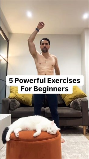 5 Powerful Exercises For Beginners At Home! Simple and Effective!