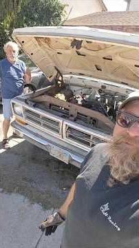 GREASY header gasket install on 1972 F250 Camper Special standard cab long bed