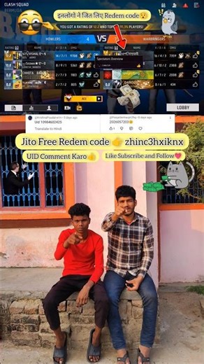 Free Redem Code Jito #shorts #freefiremax #gaming #v2sgang