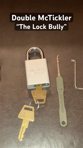 CI Double McTickler Treatment on AL 1100, Hybrid Lock Picking #lockpicking #covertinstruments #lock