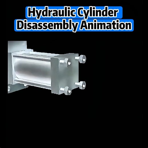 Blince official on Instagram: "This animation shows how a hydraulic cylinder is fully disassembled. Piston, rod, seals, end cap — every component broken down clearly. Perfect for anyone working with hydraulic systems or heavy machinery. Follow @BlinceHydraulic for more technical animations.#HydraulicCylinder #Hydraulics #Engineering #MechanicalEngineering #MachineParts #HydraulicSystem #IndustrialTech #Blince #BlinceHydraulic"