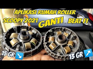 Setting Scoopy 2021 Pakai Rumah Roller Beat Starter Kasar