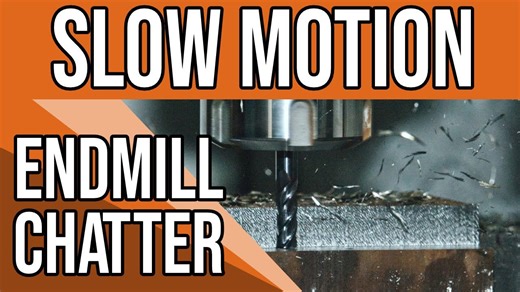 Endmill chatter at 20,000 frames-per-second
