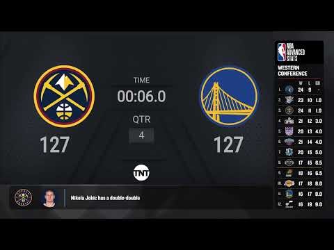 Denver Nuggets @ Golden State Warriors | NBA Regular Season on TNT Live Scoreboard