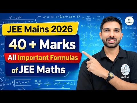 All Important Formulas for JEE 2026 🔥 | Complete Formula Revision | By Krishan Sir