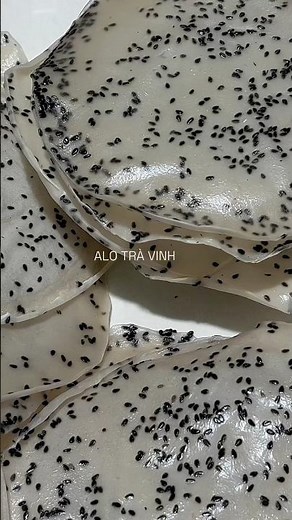 Homemade sesame rice paper without mold #alotravinh #food